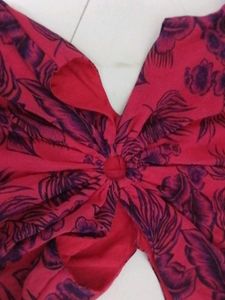 Floral Cutout Midi Dress