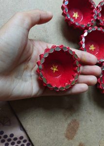 Handmade Diwali Diya Set
