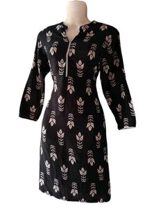 Black Printed Kurti Dress
