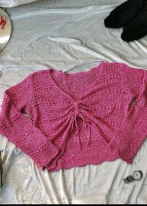 *NEW* Korean Style Printeresty Crochet Top 🎀