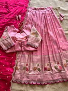 Pink Lehenga Choli Set