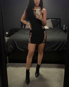 women sexy cutout dress