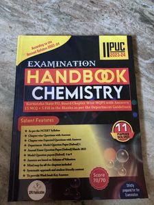 Examination handbook chemistry for second PUC