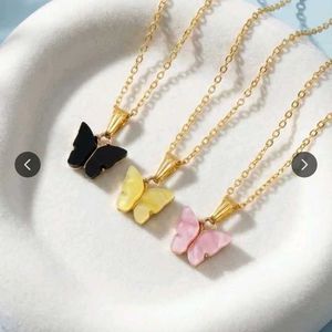 Beautiful Butterfly Pendants pack of three