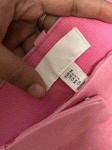 H&amp;M Branded Pink Straight Leg Pants