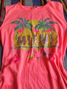 Miami Flamingo Girls Top