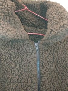 Urbanic Faux fur jacket Chcoclate Brown Color