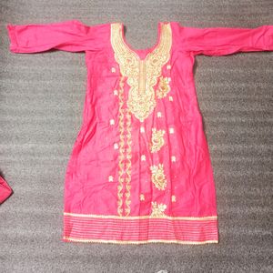Partywear Salwar Suit Set With Dupatta
