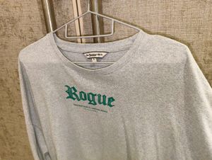 Grey &#39;Rogue&#39; Graphic Tee