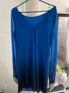 Designer Blue Dress