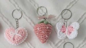 Crochet Keychains - Kawaii Style