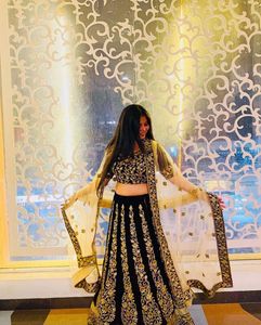 Wine Colour Lehenga
