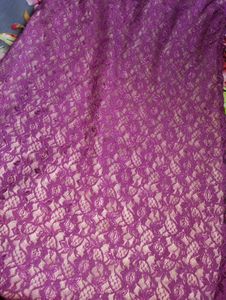 Purple Lace Mini Dress