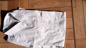 White Long Sleeve Shirt raymond fabric and stitchi