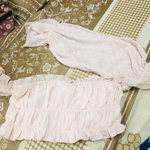 Pink Crop Top