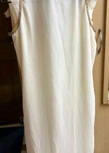 Elegant White Kurta N This Kurti Available On Coin