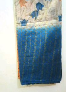 Crepe Silk(on Georgette) Saree