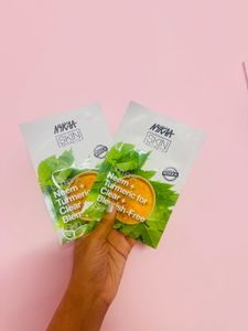 Nykaa Neem &amp; Turmeric Face Masks (2)
