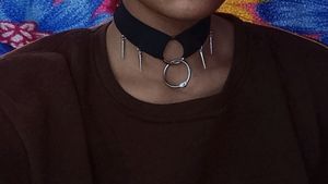 Egirl Goth Spike  Choker