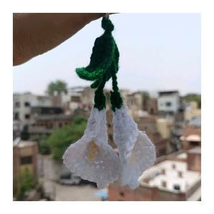 Crochet Lily Flower Keychain