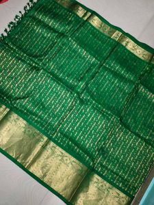 Pure Kanchipuram Silk Saree 💚