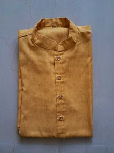 Men's Gold Kurta