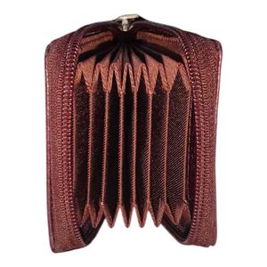 Stylish Leather Zip Around Mens Wallet