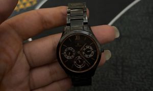 Titan Quartz Analog with Day and Date Black Dial