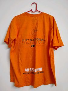 Orange Graphic Tee