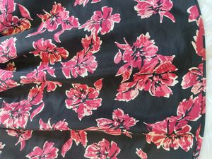 Forever21 Floral Flare Skirt