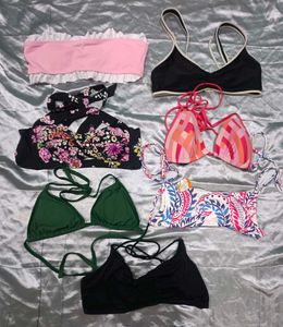 Bumdle Of 7 Womens Imported Bikini Tops