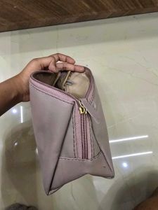 Lilac Zipper Pouch