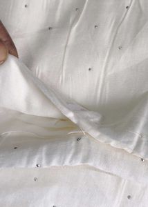 White Dress Material