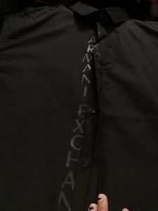 ARMANI EXCHANGE Men&#39;s Black Shirt