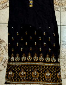 straight coffee brown kurta for women