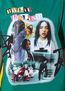Green Billie Eilish Graphic Tee