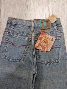 Sc4278 Orange Bootcut Jeans Waist 22