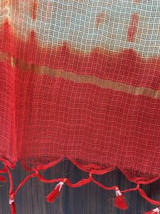 Orange Tie-Dye Dupatta