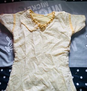 Under 100 Coins Cream Kurtha