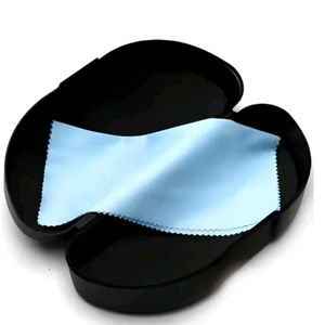 Men Black TR-90 Round Sunglasses