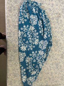 Blue &amp; White Floral Print Tunic