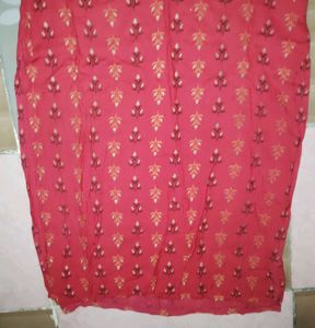 Red Printed Kurti