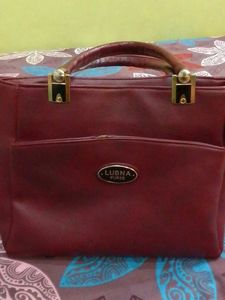 Lubna Purse - Burgundy
