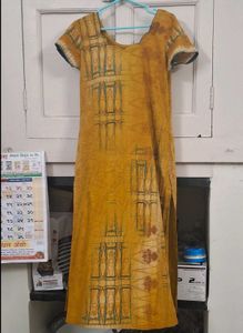 Elegant Mustard Kurta