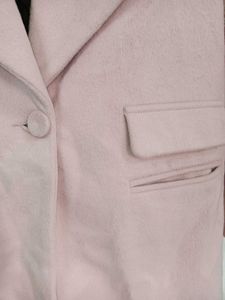 Chic Pink Oversized Coat