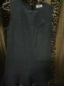 Sleeveless Navy Blue Shift Dress