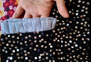 Elegant Sequin Saree