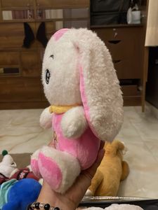 Cute Pink Bunny Plush Toy
