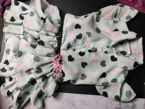 Cute Heart Print Top