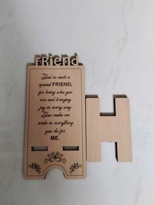 New Friend Wooden Gift Showpiece